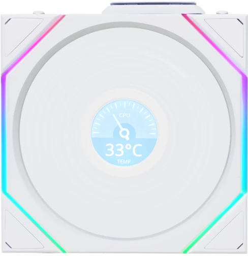 Lian Li UNI FAN TL Wireless korpuso ventiliatorius, ARGB, PWM – 140mm, baltos spalvos
