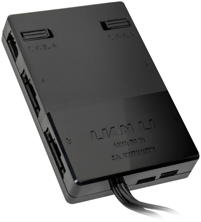 Lian Li UNI HUB SL-INF Controller, L-Connect 3 - juodas