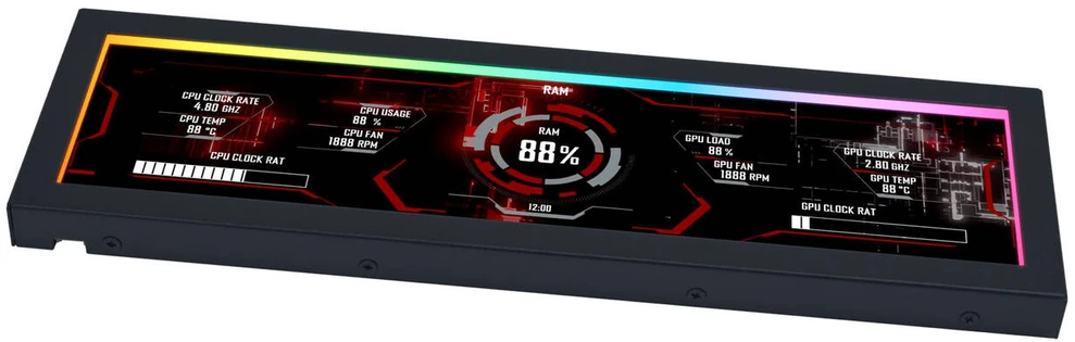 Lian Li 8.8″ Universal Screen – juodas