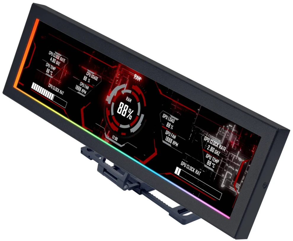 Lian Li 8.8″ Universal Screen – juodas