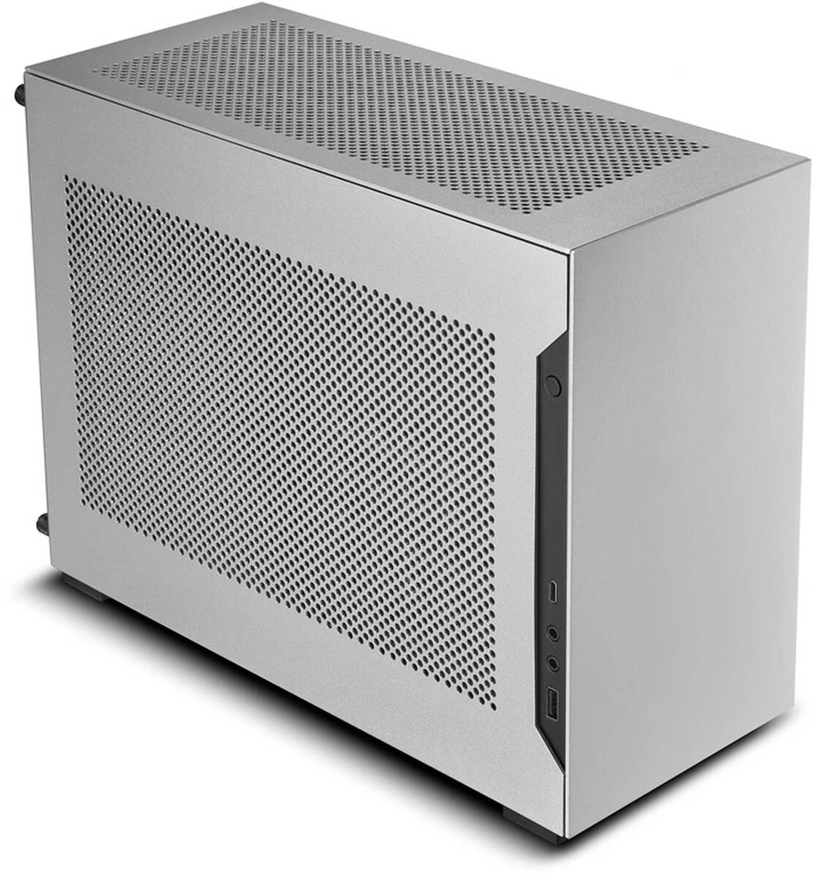 Lian Li x DAN Cases A4-H2O PC Case, Mini Case, Mini-ITX, PCIe 5.0 Riser – Sidabrinis