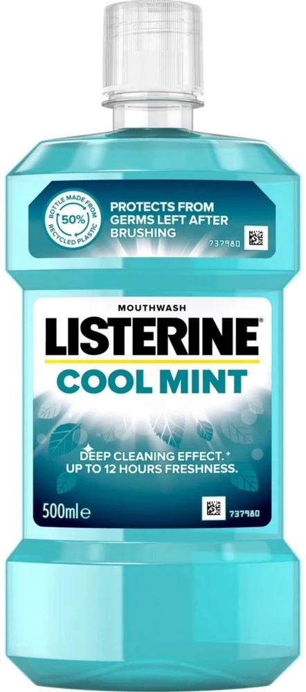 JOHNSON LISTERINE vėsios mėtos burnos skalavimo skystis 500 ml