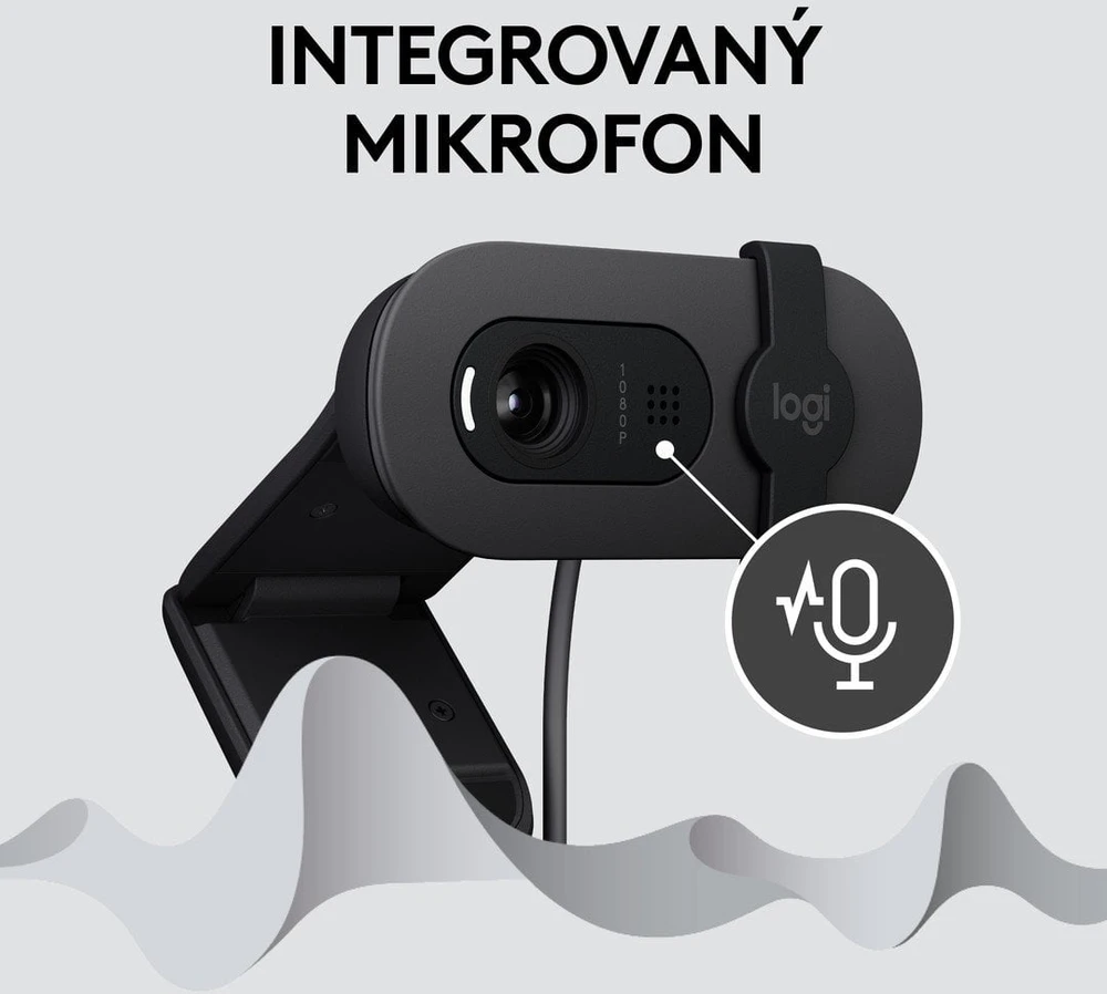 Internetinė kamera Logitech BRIO 100, grafito spalvos