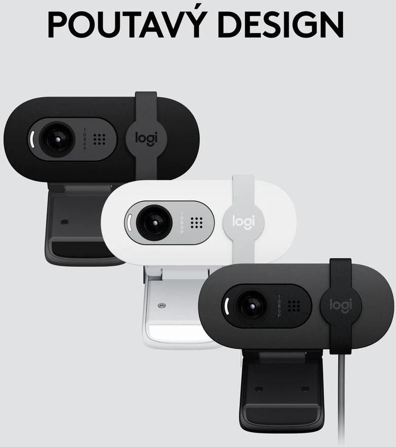 Internetinė kamera Logitech BRIO 100, grafito spalvos