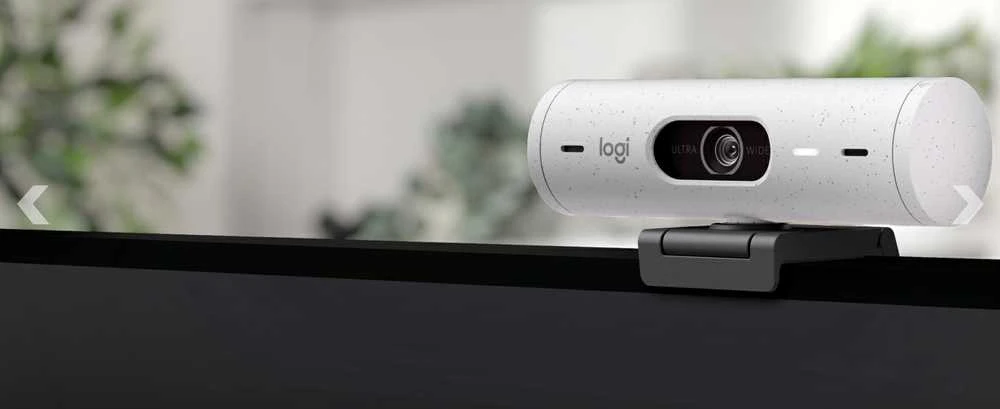 Internetinė kamera Logitech BRIO 500, Baltos spalvos