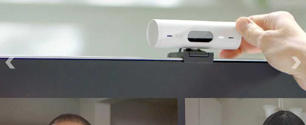 Internetinė kamera Logitech BRIO 500, Baltos spalvos