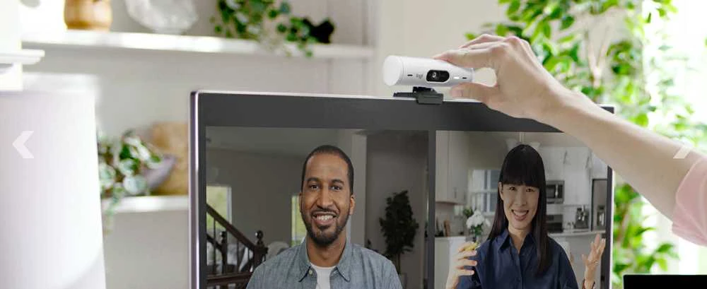 Internetinė kamera Logitech BRIO 500, Baltos spalvos