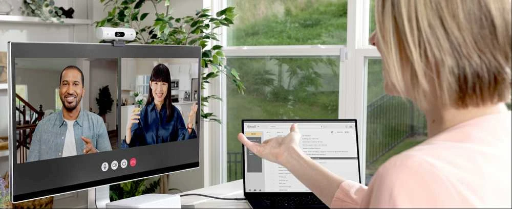 Internetinė kamera Logitech BRIO 500, Baltos spalvos