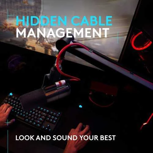 LOGITECH G Compass Premium Broadcast Boom Arm Juodas