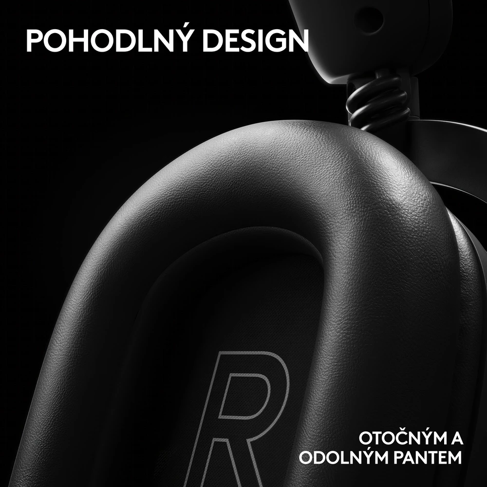 Logitech G PRO X 2 Lightspeed belaidės ausinės žaidimams, Juodos