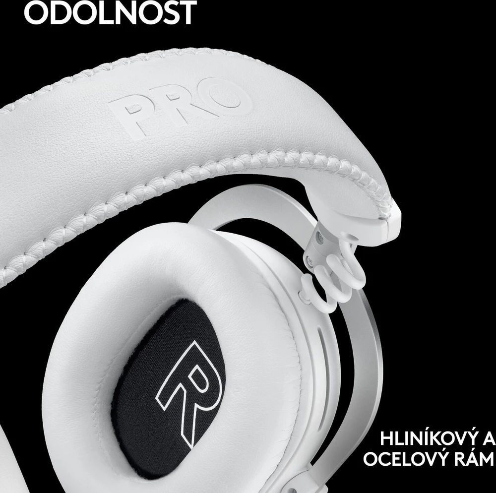 Logitech G Pro X 2 Lightspeed belaidės ausinės žaidimams, Baltos spalvos