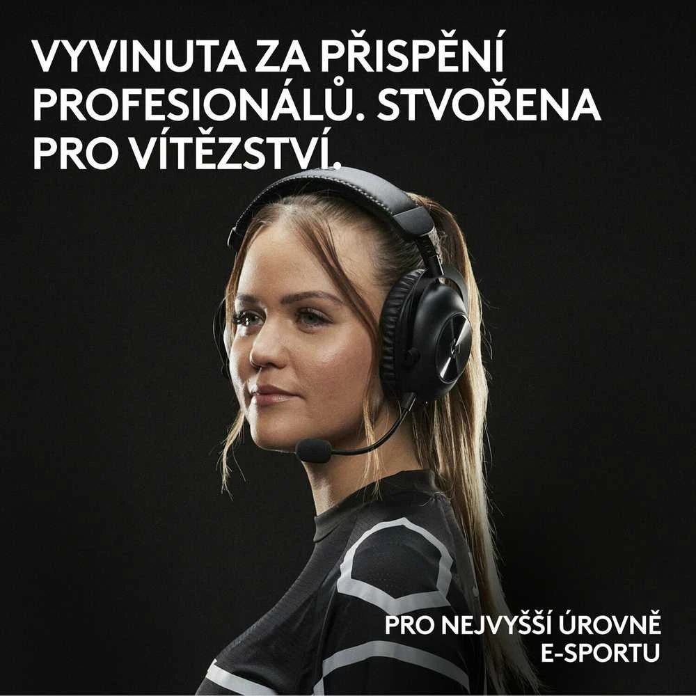 Logitech G Pro X 2 Lightspeed belaidės ausinės žaidimams, Baltos spalvos