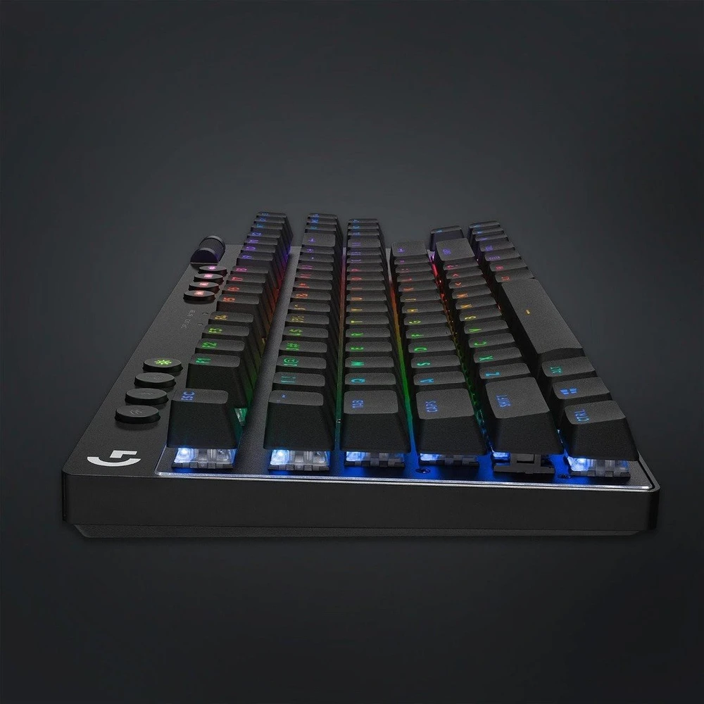 Žaidimų klaviatūra Logitech G Pro X TKL Lightspeed, US išdėstymas, Juodos spalvos