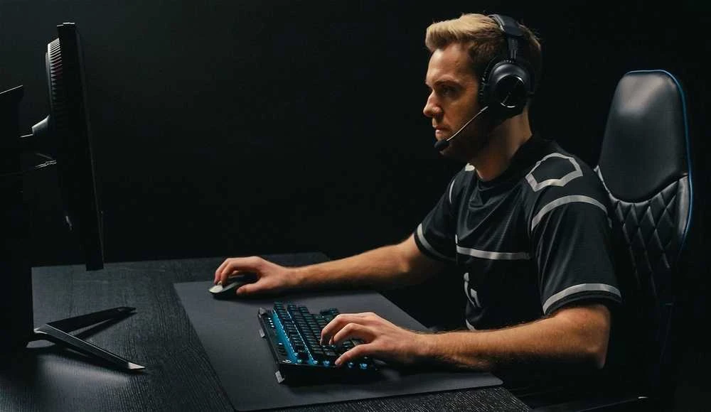 Žaidimų klaviatūra Logitech G Pro X TKL Lightspeed, US išdėstymas, Juodos spalvos