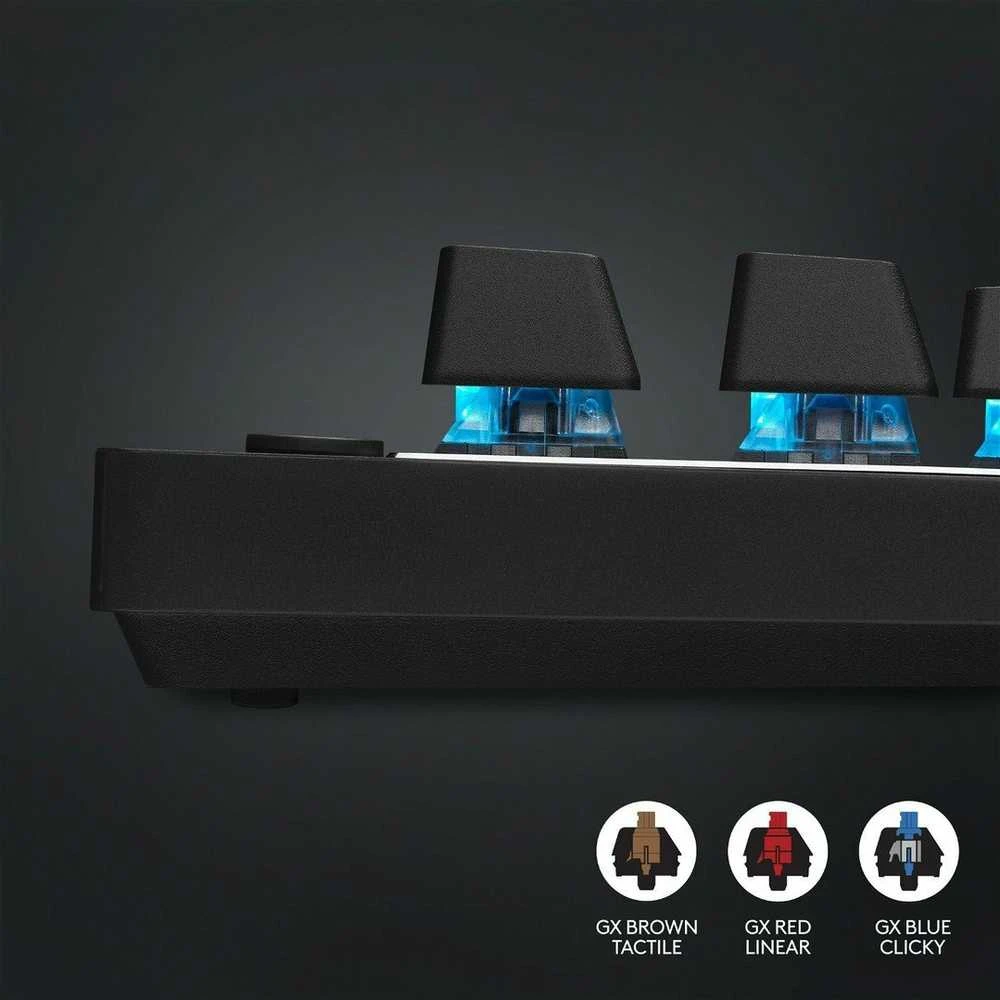 Žaidimų klaviatūra Logitech G Pro X TKL Lightspeed, US išdėstymas, Juodos spalvos