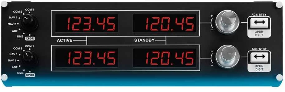 Logitech Pro Flight Radio Panel Skraidymo simuliatorius