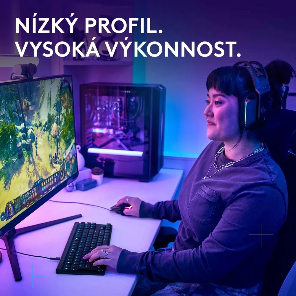 Klaviatūra Logitech G515 TKL WRS G KB - Juodas - CZE-SKY - EMEA28I-935