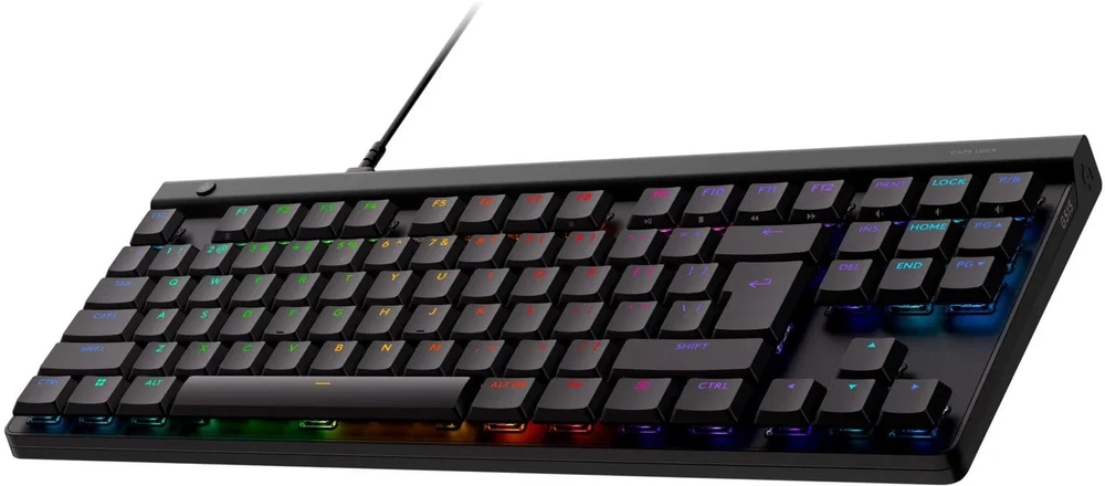 Belaidė žaidimų klaviatūra Logitech G515 LIGHTSPEED TKL Wireless Gaming, Juodos spalvos, Išdėstymas: US tarptautinis (Qwerty)