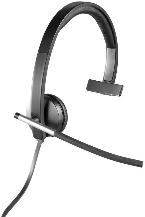 Logitech H650e Laisvų rankų įranga Su lankeliu Juoda, Pilka
