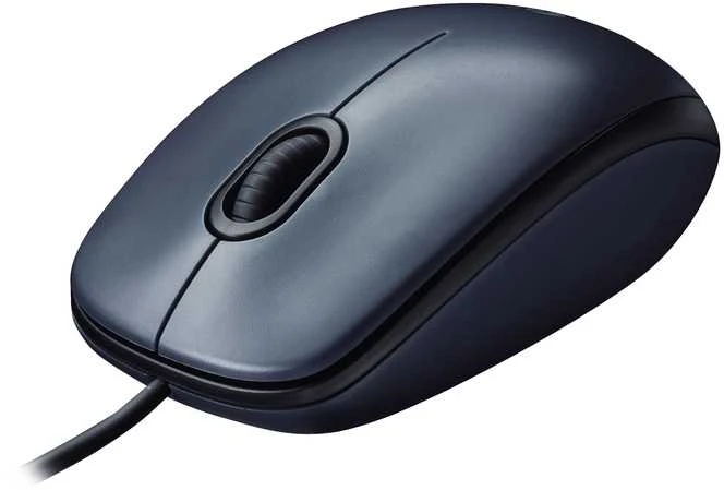 Logitech M100 Laidinė pelė USB-A 1000 DPI, Juoda