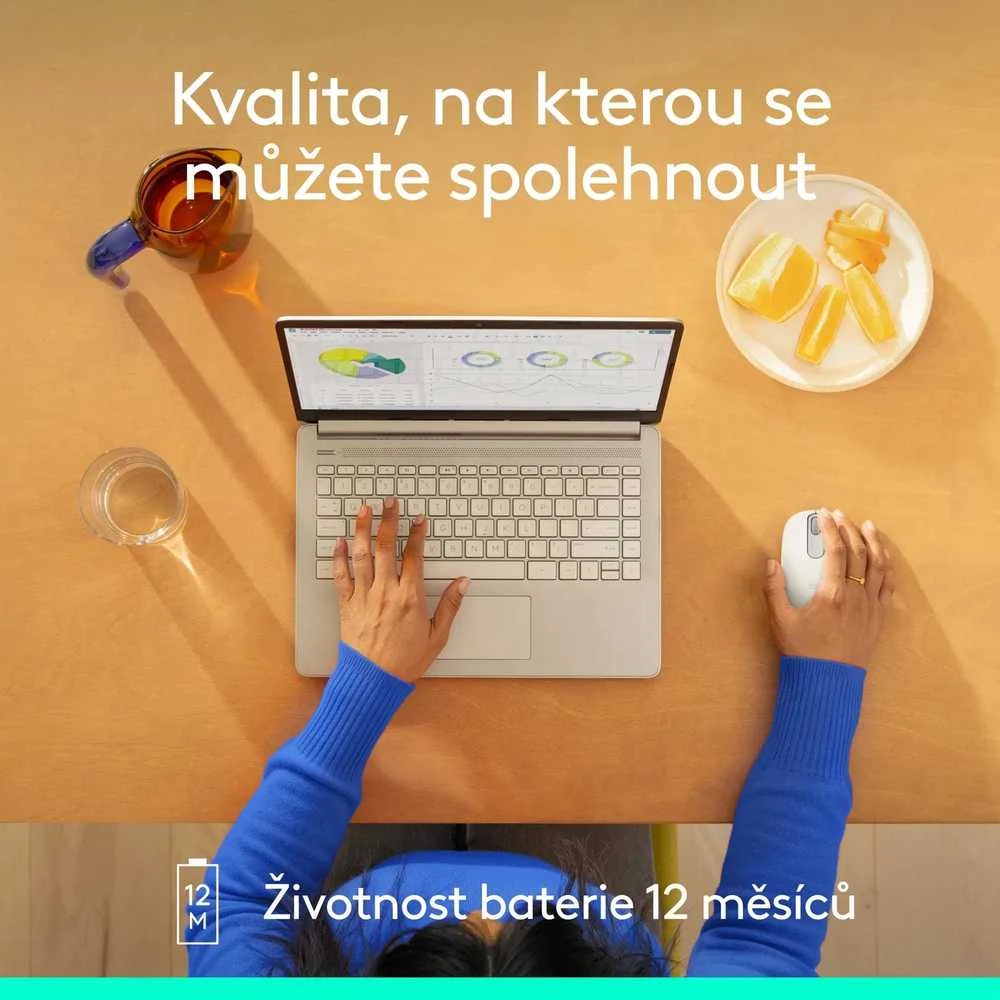 LOGITECH M196 Bluetooth pelė - IŠJUNGTA Baltas - BT - EMEA28i-935
