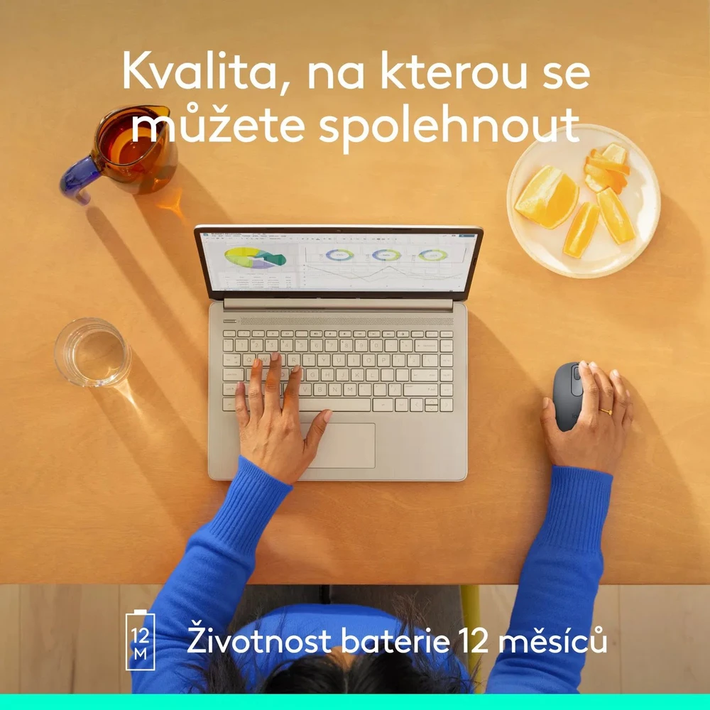 LOGITECH M196 Bluetooth pelė – GRAPHITE – BT – EMEA28i-935