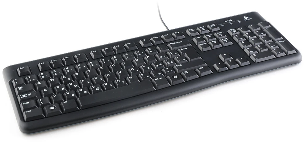Laidinis klaviatūros ir pelės komplektas Logitech MK120, International išdėstymas