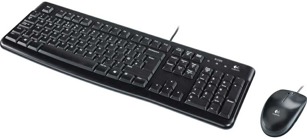Laidinis klaviatūros ir pelės komplektas Logitech MK120, RUS išdėstymas