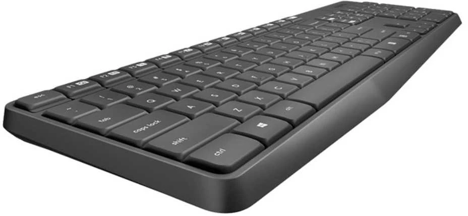 Logitech MK235 Belaidė Klaviatūra ir pelė - Pilkas-CZE-2.4GHZ-INTNL