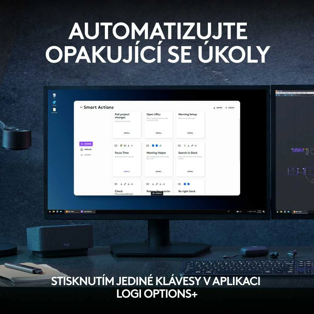 Belaidė klaviatūra Logitech MX Keys S, Išdėstymas: US (Qwerty)
