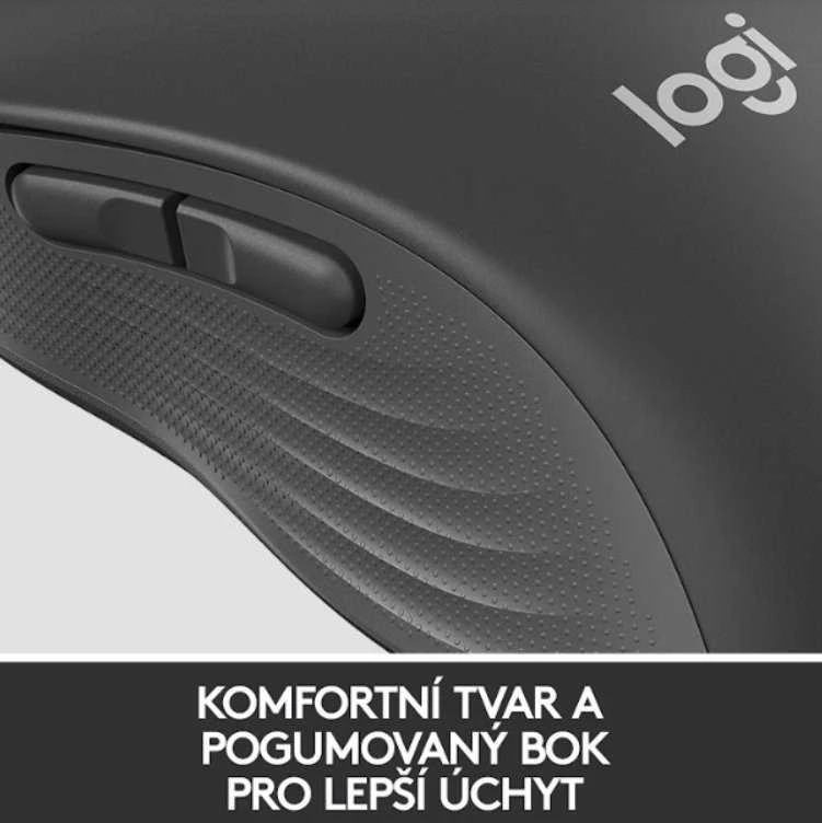 Tyli belaidė pelė Logitech M220, Juoda
