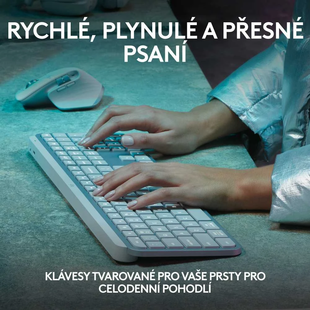 Belaidė klaviatūra Logitech MX Keys S, Išdėstymas: US (Qwerty)