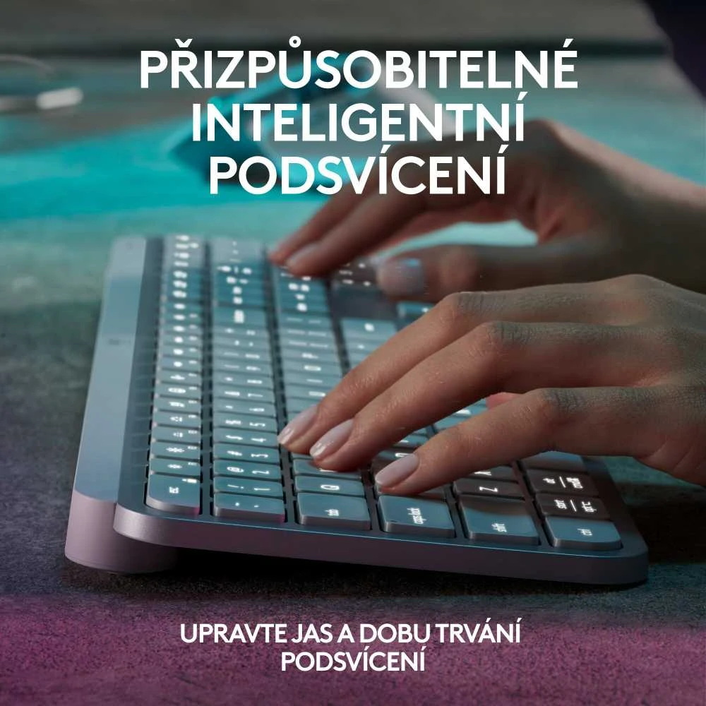 Belaidė klaviatūra Logitech MX Keys S, Išdėstymas: US (Qwerty)