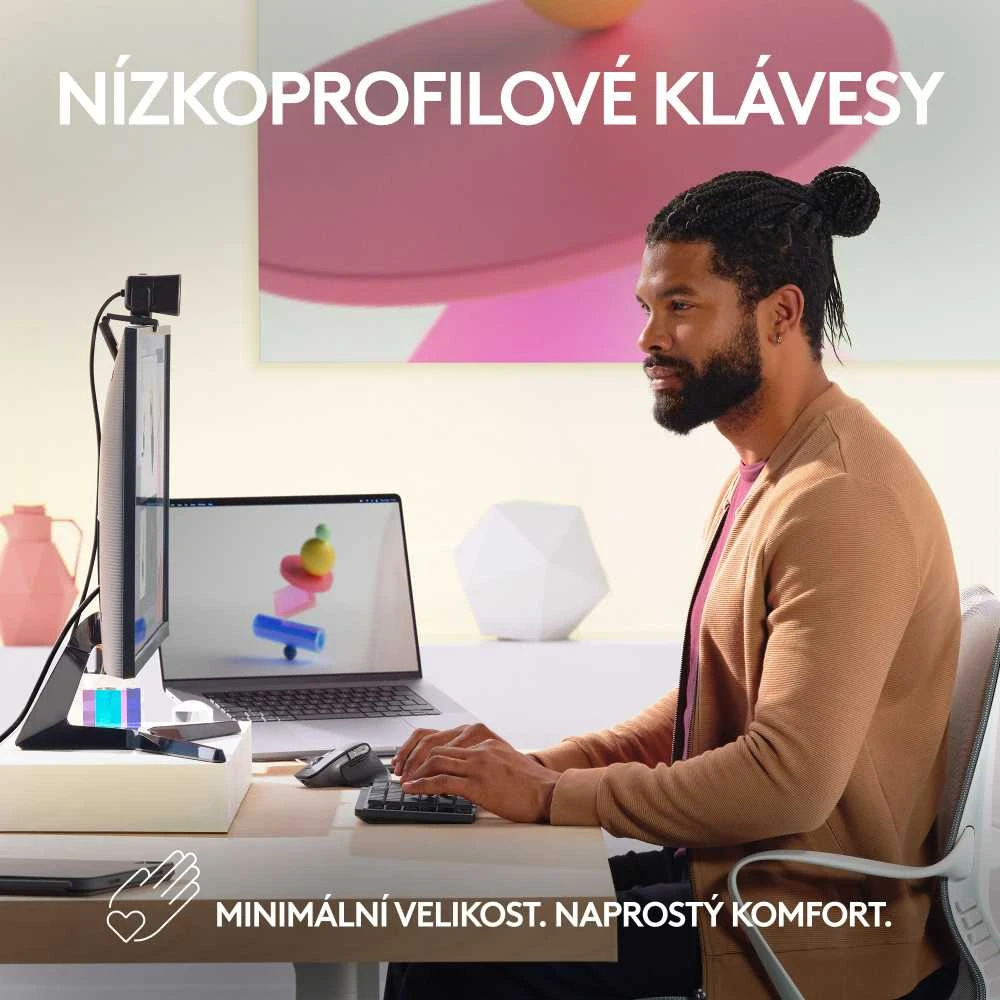 Klaviatūra Logitech MX Mechaninė Mini for Mac/ belaidė/ grafitas/ US