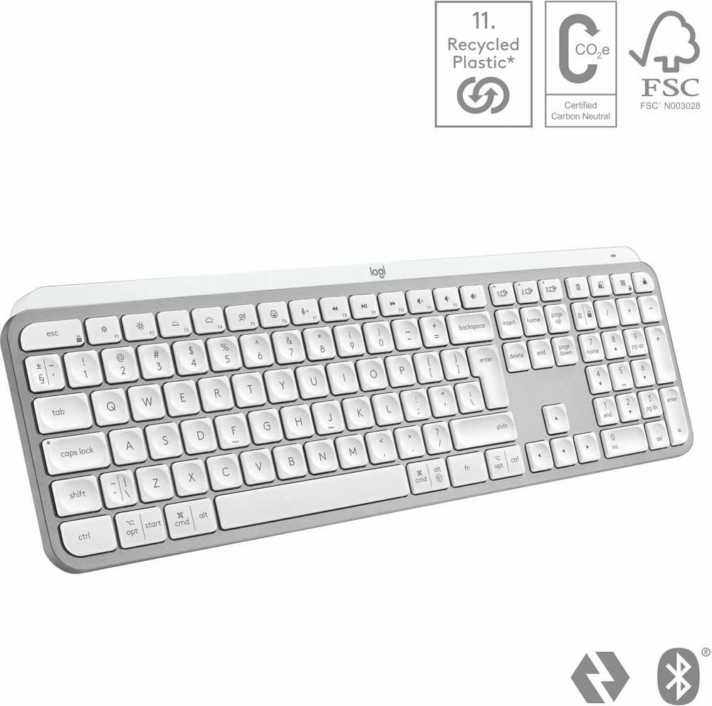 Belaidė klaviatūra Logitech MX Keys S, Išdėstymas: US (Qwerty)