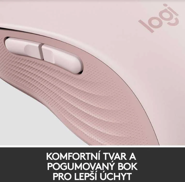 Belaidė pelė Logitech Signature M650 M, rožinė