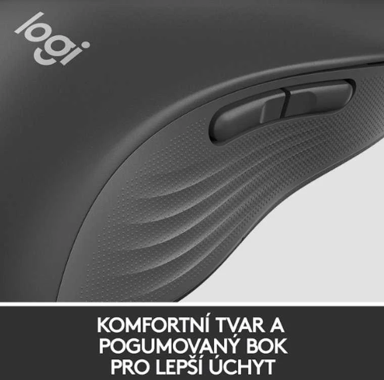 Belaidė pelė Logitech Signature M650 L Left, grafito spalvos