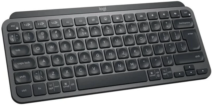 Logitech MX Keys Mini Minimalist Belaidė klaviatūra su pašvietimu, Graphite - CZ/SK