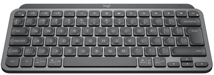 Logitech MX Keys Mini Minimalist Belaidė klaviatūra su pašvietimu, Graphite - CZ/SK