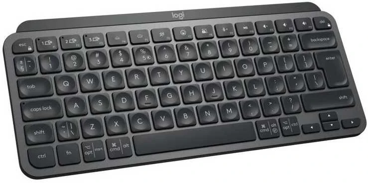 Logitech MX Keys Mini Minimalist Belaidė klaviatūra su pašvietimu, Graphite - CZ/SK