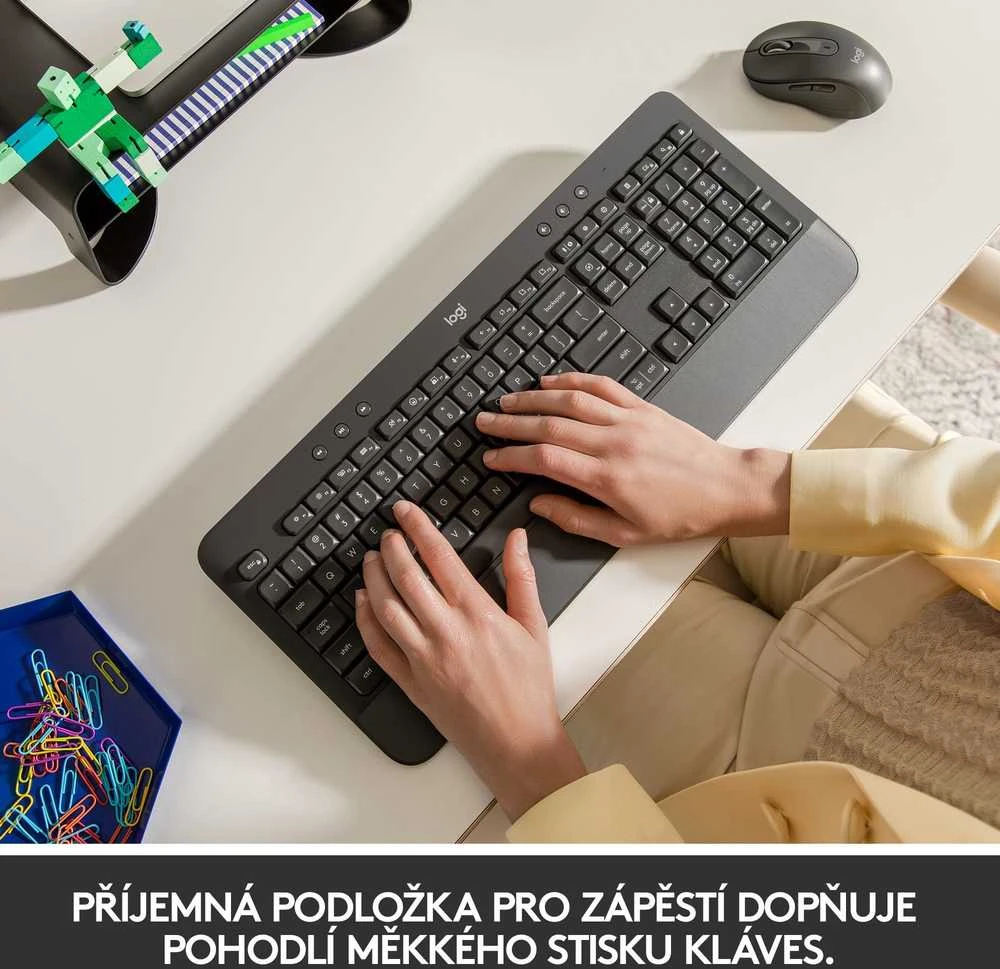 Klaviatūra Logitech MK650 verslui - GRAPHITECZE-SKYINTNL