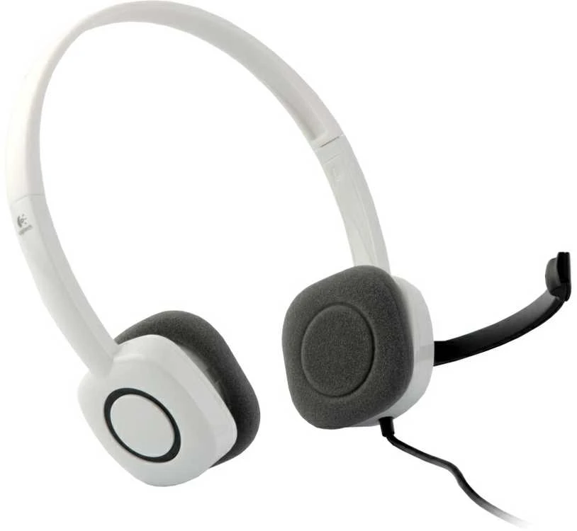 LOGITECH H150 ausinės su mikrofonu, baltos