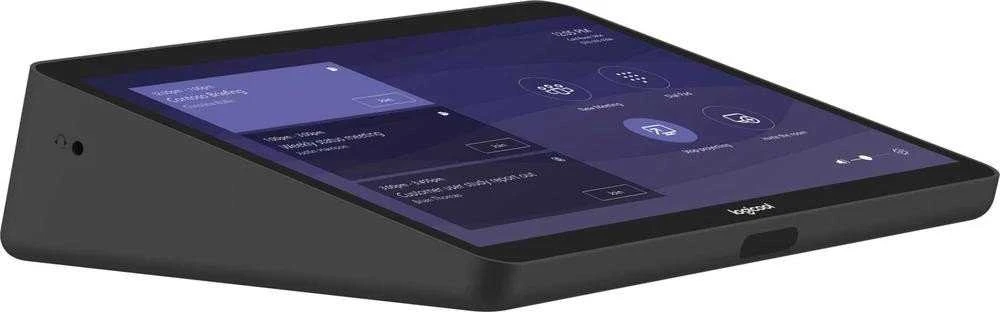 Logitech konferencijų salės valdymo pultas Bakstelėkite juodas