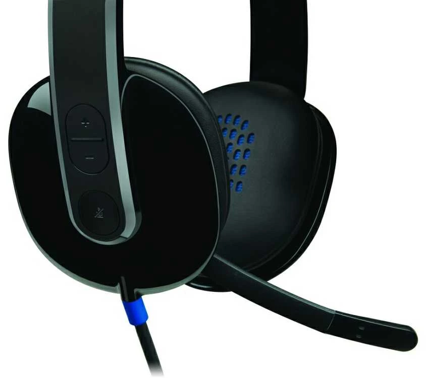 Universalios Ausinės Logitech H540 su USB jungtimi ir triukšmą slopinančiu mikrofonu