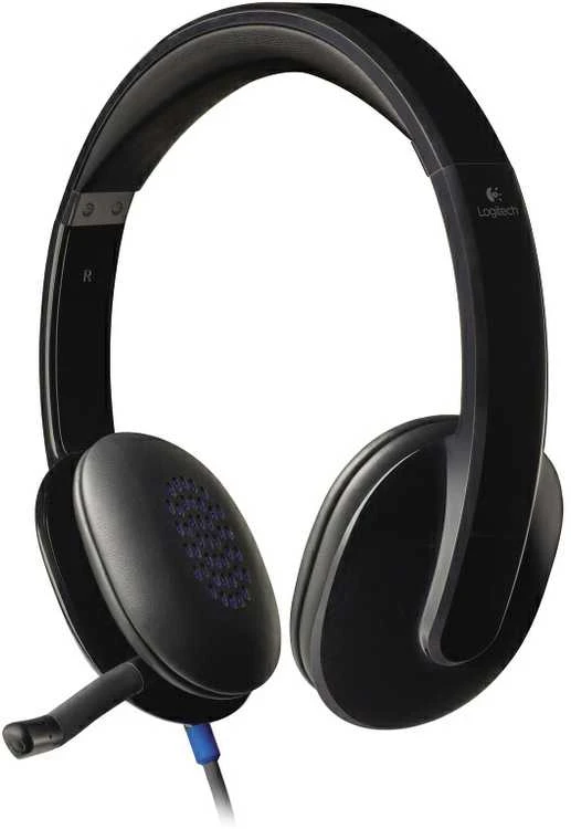 Universalios Ausinės Logitech H540 su USB jungtimi ir triukšmą slopinančiu mikrofonu