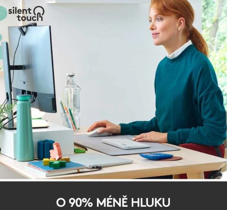 Belaidė pelė Logitech Signature M650, balta