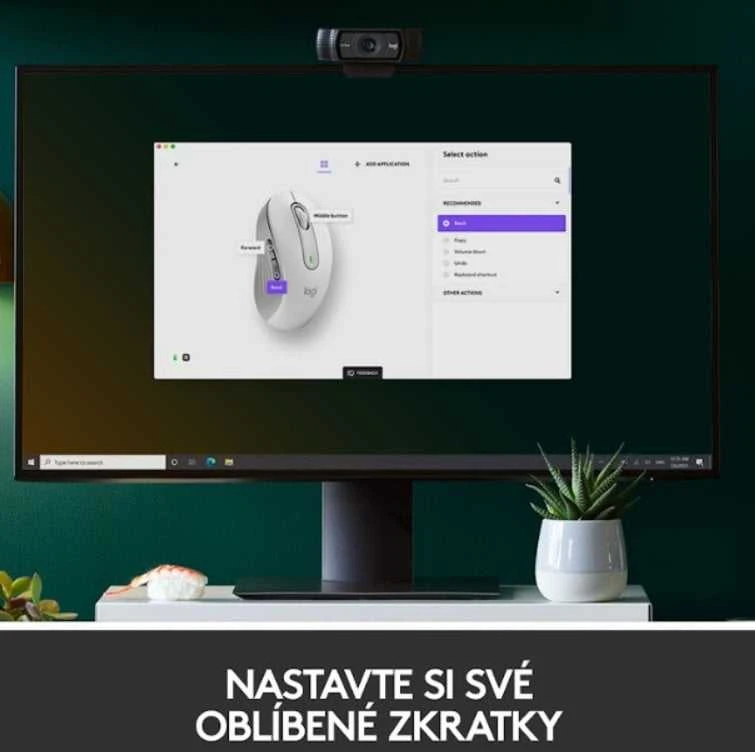 Belaidė pelė Logitech Signature M650, balta