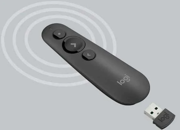 LOGITECH R500s Bluetooth pristatymo nuotolinio valdymo pultas – GRAFITAS