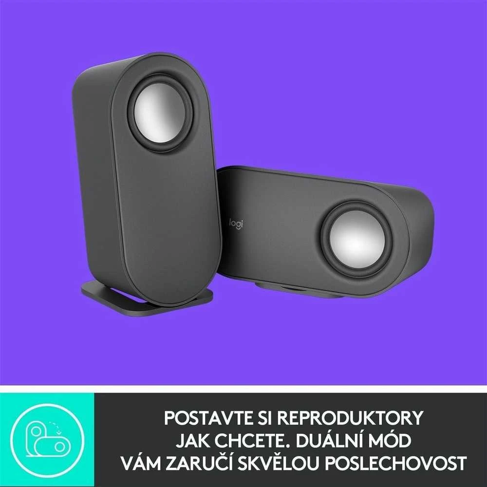 Logitech Z407 Bluetooth kompiuterio garsiakalbiai su žemųjų dažnių garsiakalbiu ir belaidžiu valdymu