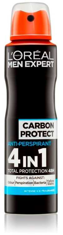 L'Oreal MEN EXPERT DEO CARBON purškiamas dezodorantas 150 ml 150MLT
